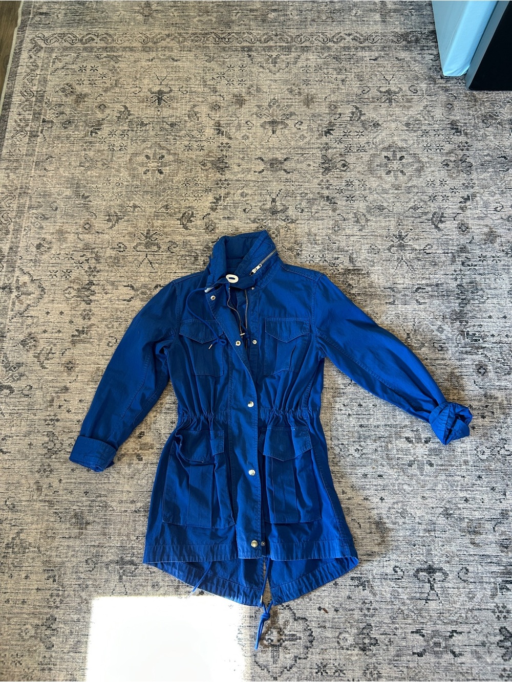 J. Crew Royal Blue Utility Anorak Jacket